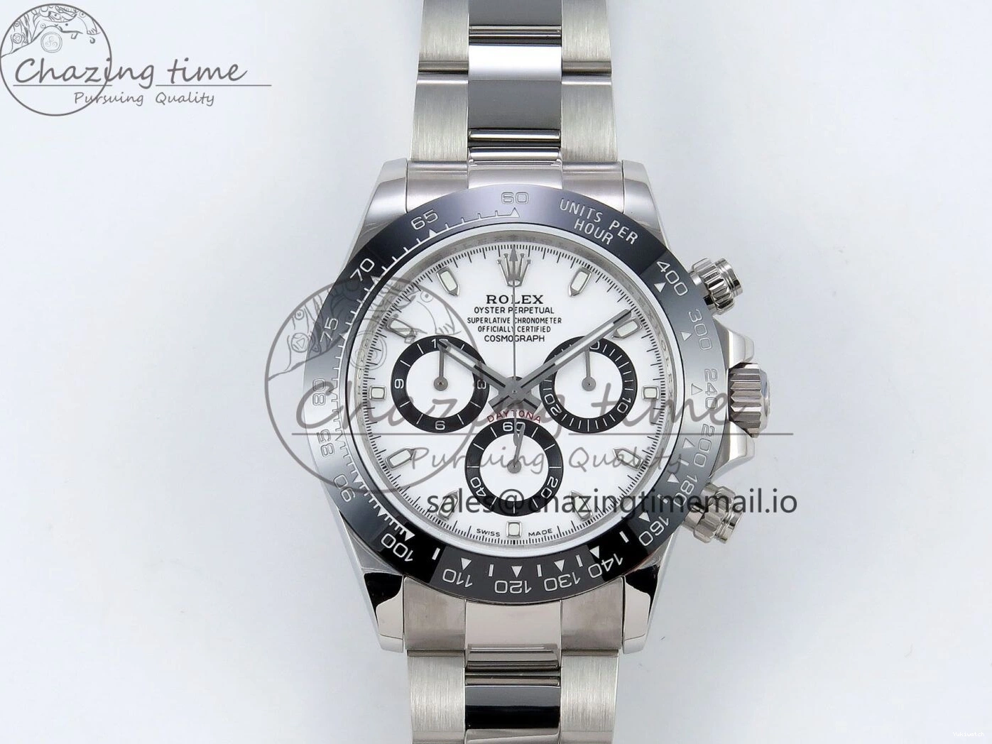 Best Edition QF SA4130 on 1:1 116500 White Dial SS Daytona Bracelet 0501